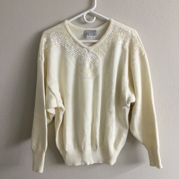 Vintage REGENCY COLLECTION Sequin Sweater - Picture 1 of 7